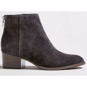 RAG & BONE Wesley Dark Grey Suede Leather Ankle Bootie Boots Minimalist Size 9